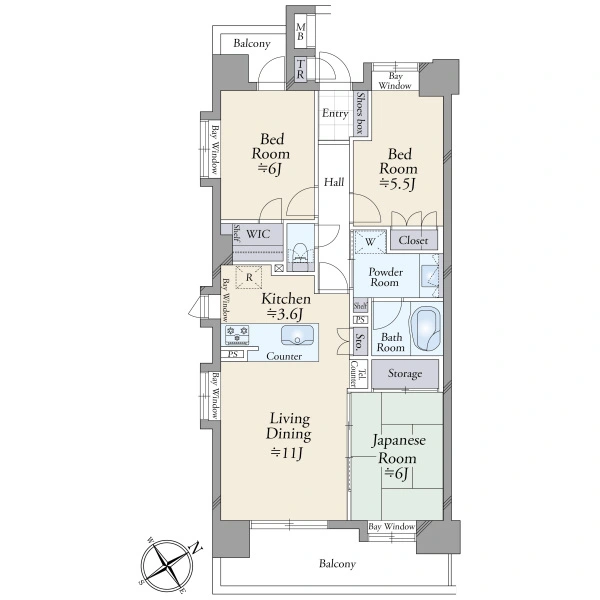 ローヤルシティ北松戸 間取図