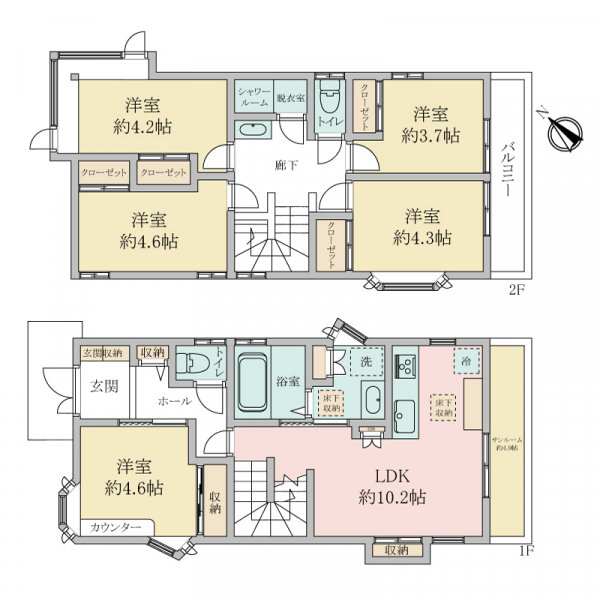 横浜市戸塚区戸塚町 間取図