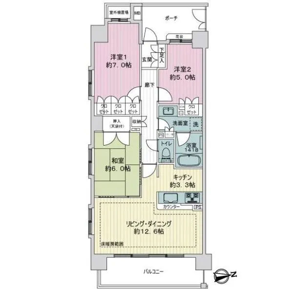アデニウム和光 間取図