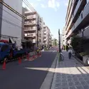 ライオンズマンション月島のエントランス