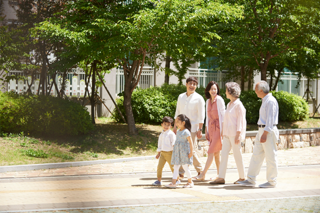 公園や緑道を歩いてみる