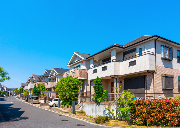 郊外の戸建